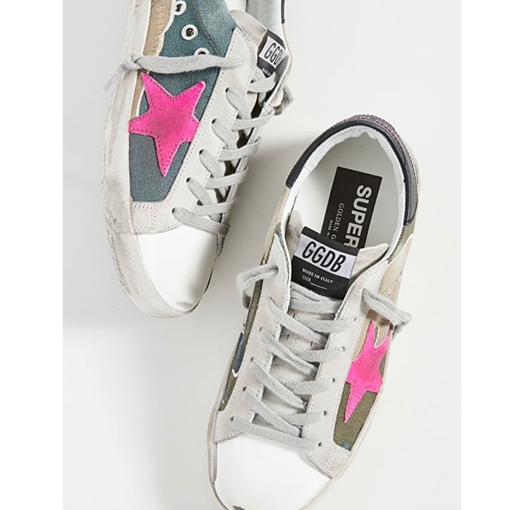 Golden Goose - Superstar Sneakers - 36 - Camo